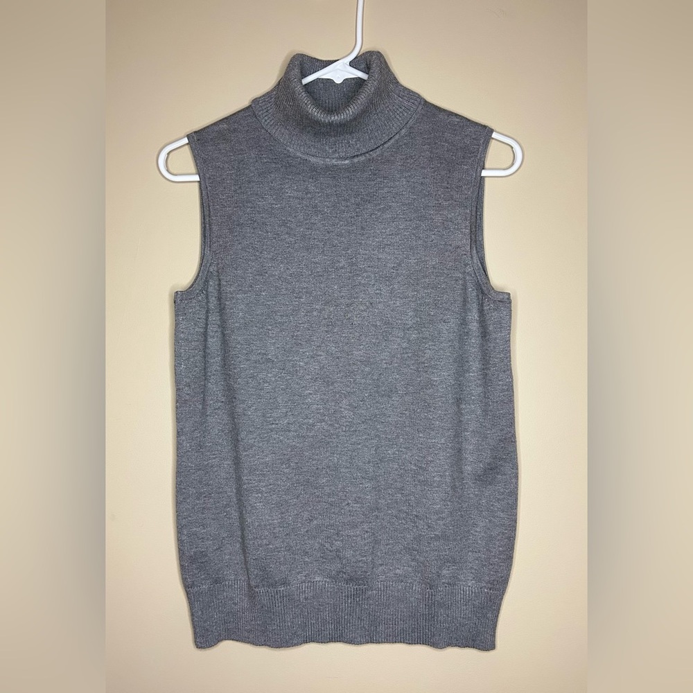 Sleeveless Tank Top Turtleneck